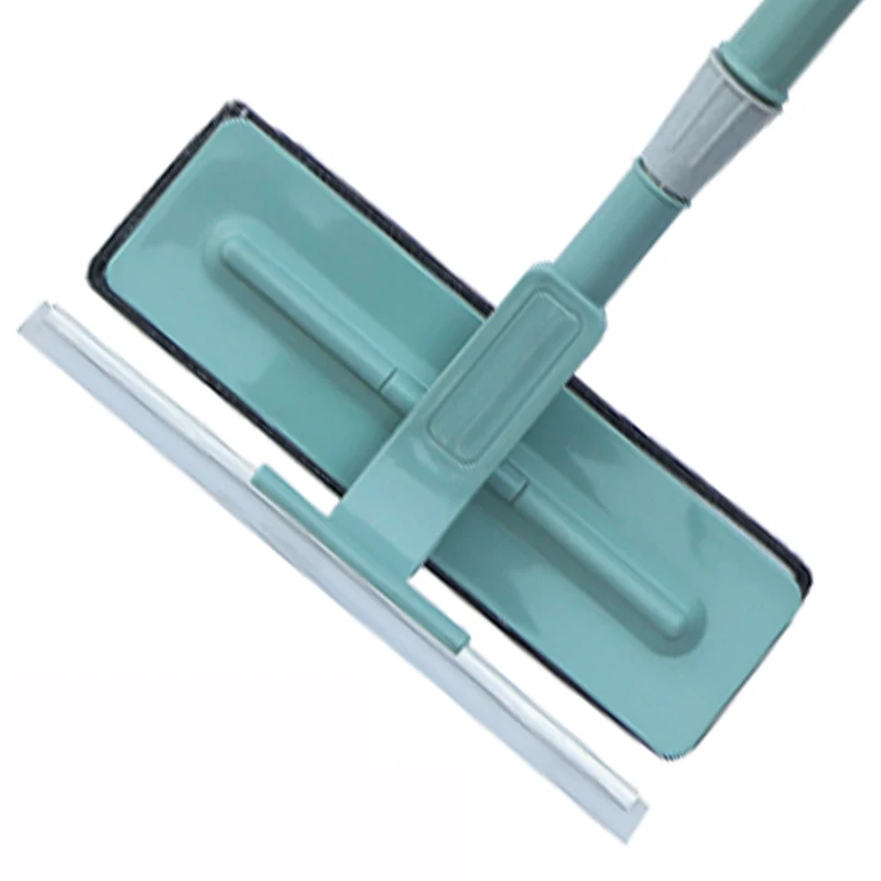 360 Rotating Easy to Assemble Long Telescopic Pole Microfiber Mop Telescopic Window Mops Glass Squeegees