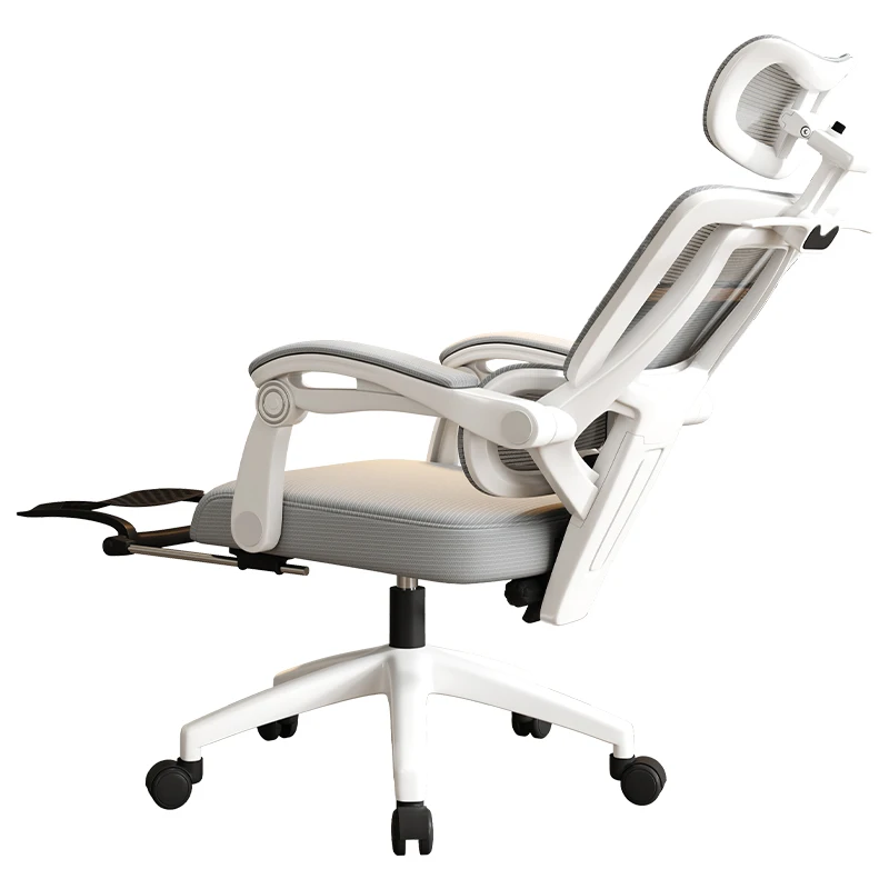 Modern Ergonomic Office Chair Comfortable Swivel Recliner With Adjustable Headrest High Back Mesh Design At An Price