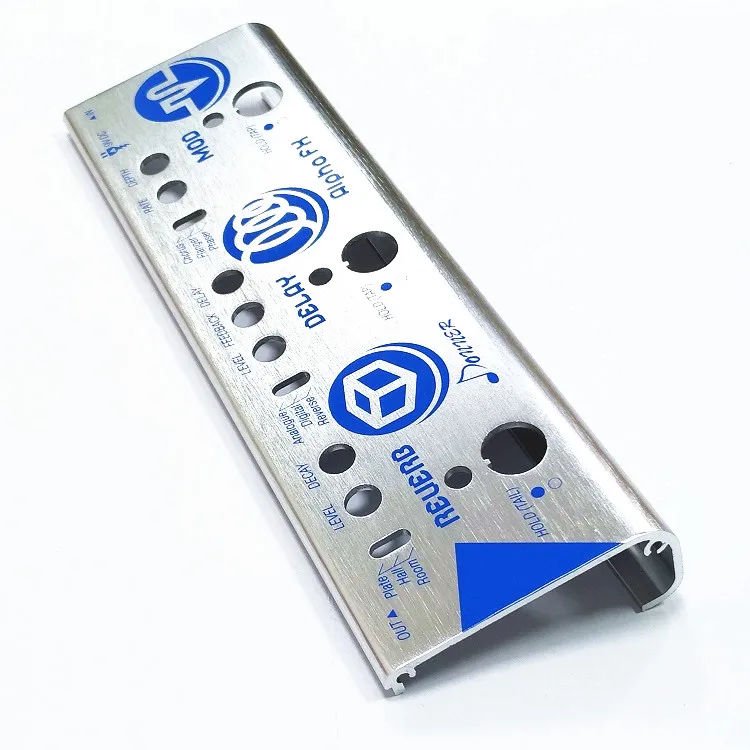  Алюминиевая алюминиевая передняя панель на заказ с ЧПУ для аудио пластина обработка окисления