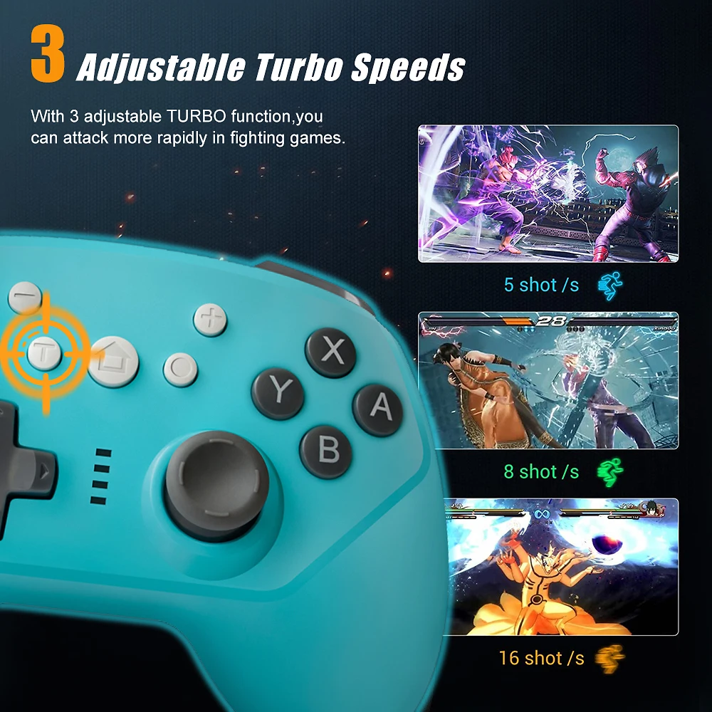 Wireless Switch Controller for Nintendo Switch/Lite/OLED Controller