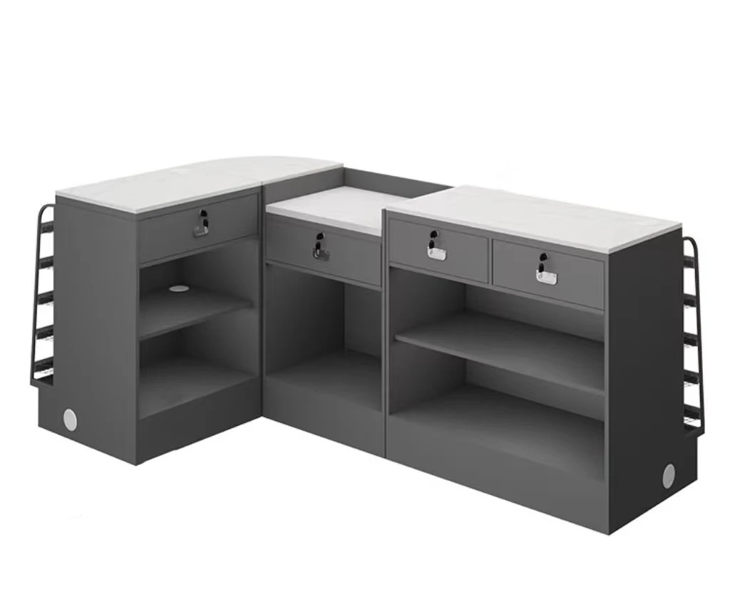 Checkout counter Cashier desk Checkstand Shelving Cash Register Supermarket Cashier Desk Counter Price