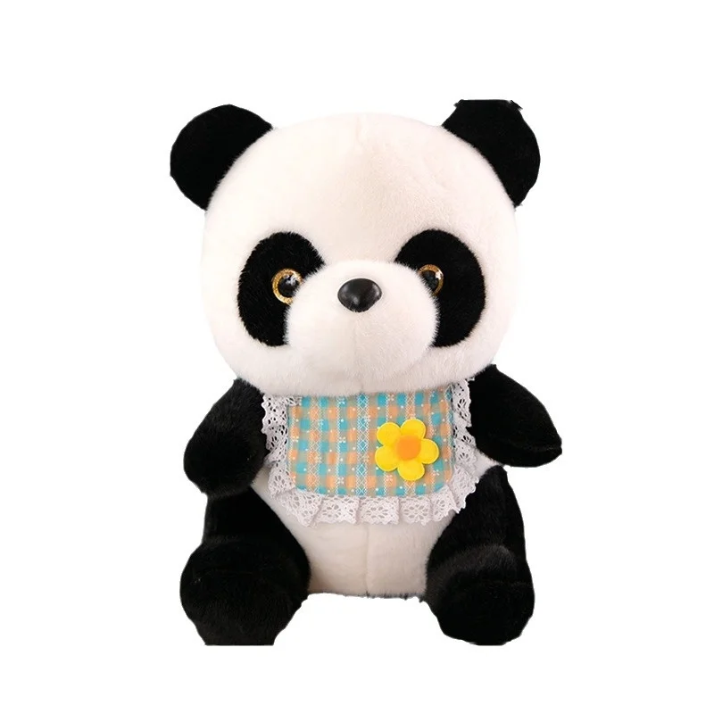 Foreign  Cross-Border Wholesale New National Treasure Birthday Gift Making Plush PP Red Panda Backpack Scarf Cute Plush Doll