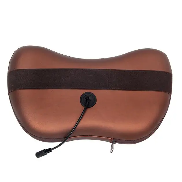 2024 Wholesale Shiatsu Head Shoulder Back Neck Massager Deep Tissue Kneading Electric Vibrator Massage Pillow