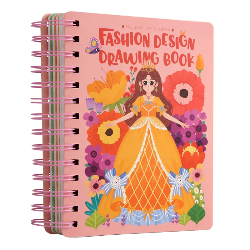 Montessori 3 In 1 Creative Princess Dress Up Toys For Kids Educational Painting Drawing Book Girls Diy Dressing Up Game