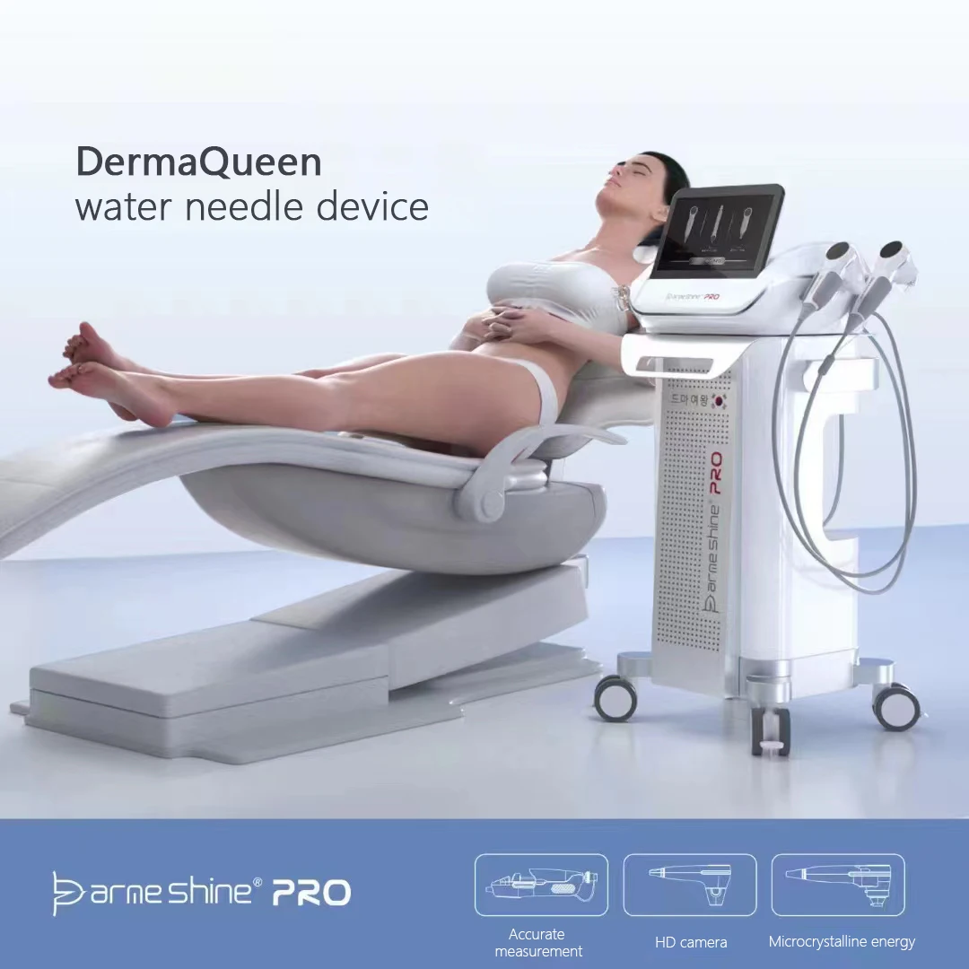 For Women Clear Test Skin Care Fractional RF Machine Home Use Grinding Tool 65pins