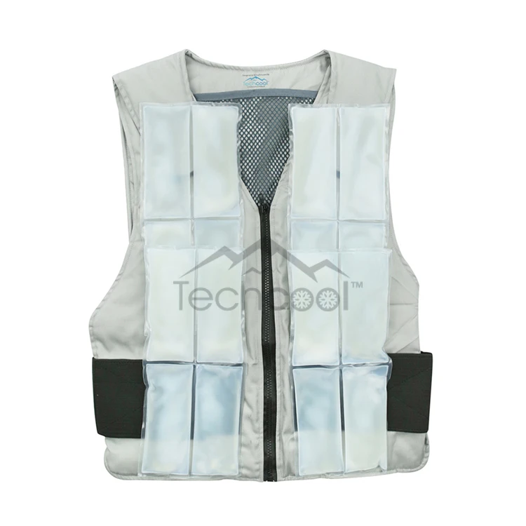
Techcool Summer Low Body Temperature Ice Pack Cooling Vest With Gel 