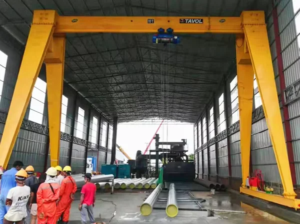 5 ton 10 ton 20 ton Rail Mounted Gantry Crane Mobile Travelling Gantry Cranes with Overhang for Granite Industrial Factory price