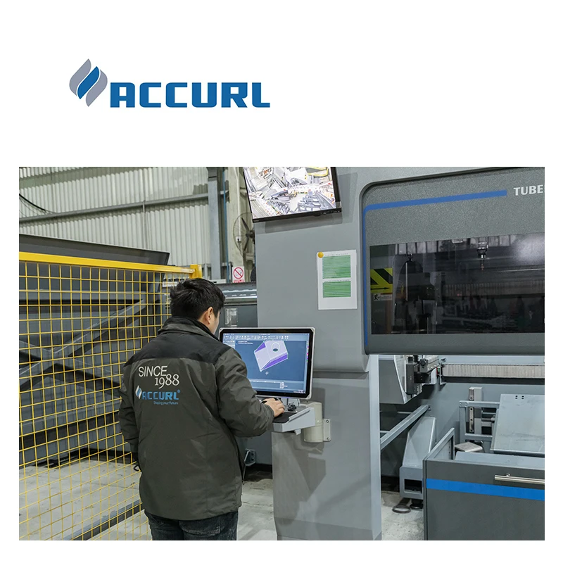 ACCURL Economical Tubeline Metal Laser Cutting Machine for metal cut Stainless steel, carbon steel