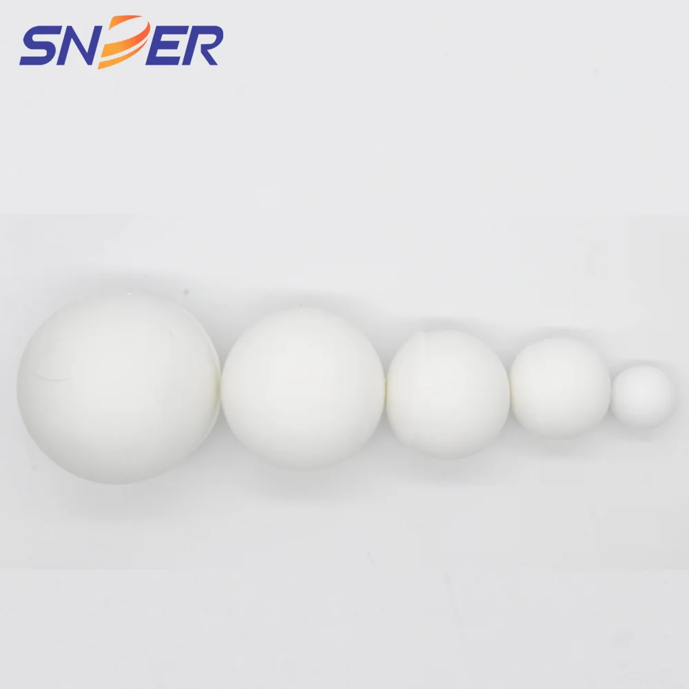 Ceramic industrial packing ball Inert Ceramic Alumina Support Media zirconia balls