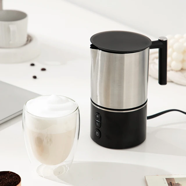 electronic  multi functions portable stainless steel detachable automatic milk frother electric