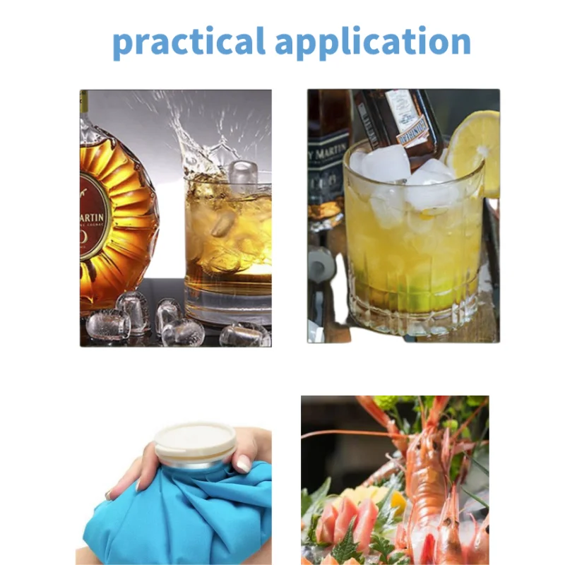 Efficient commercial portable ice maker machine  2 in 1 countertop ice maker for bar