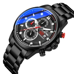 Southeast Asia cross-border wrist watches for men steel strap fashion quartz foreign trade explosion sports automatic watch