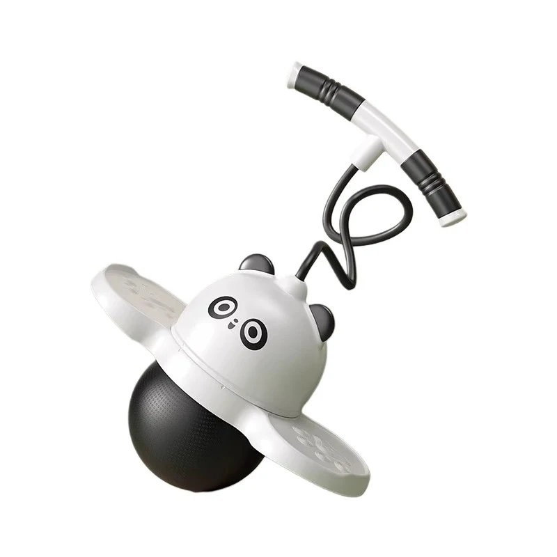 Custom balance jumping light up ball toy flash bouncing pedals durable high bounce rubber ball