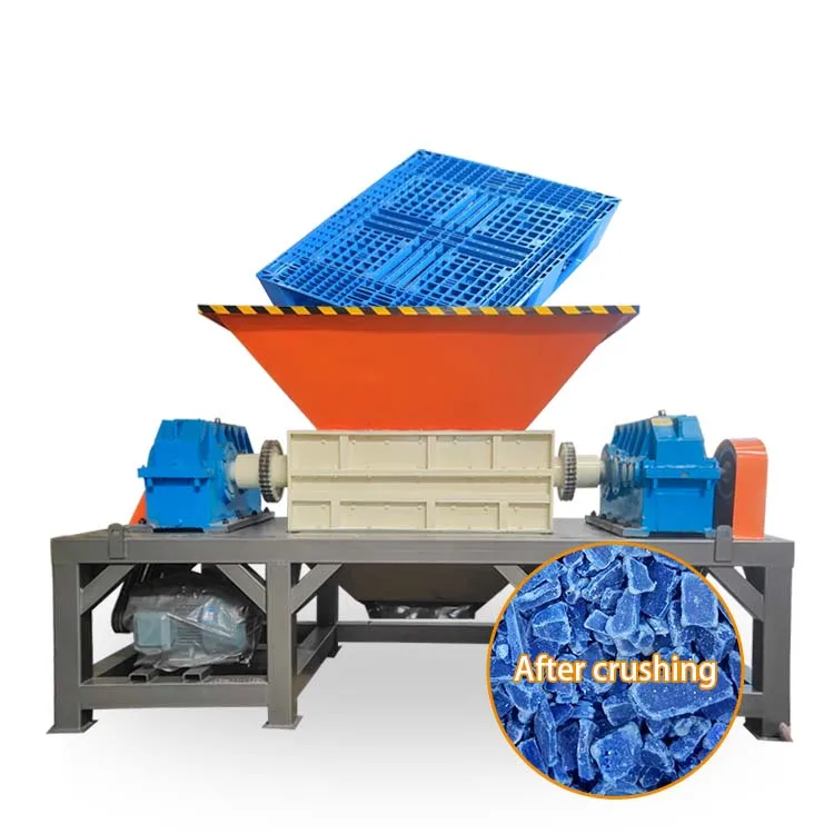 Double Shaft Shredder Industrial Paper Shredder Heavy Duty Shaft Shredder Machine for Scrap Metal Aluminum Cans