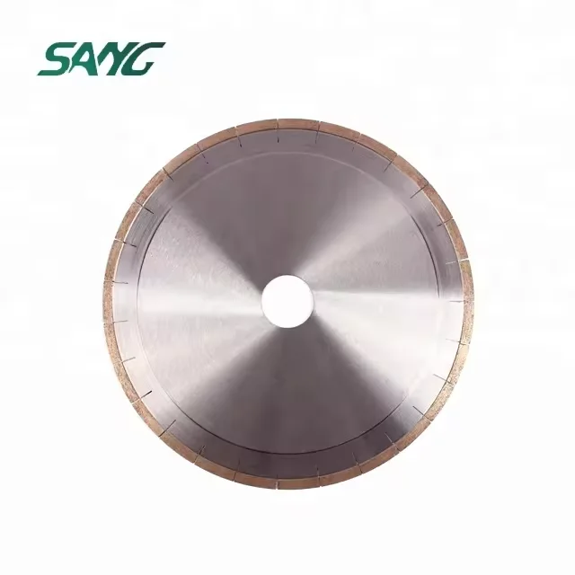 14 Inch Cutting Porcelain Tile Concrete Granite Marble Continuous Rim Ceramic Diamond Saw Blade