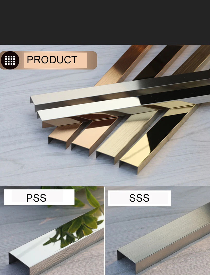Good quality stainless steel U channel in different size