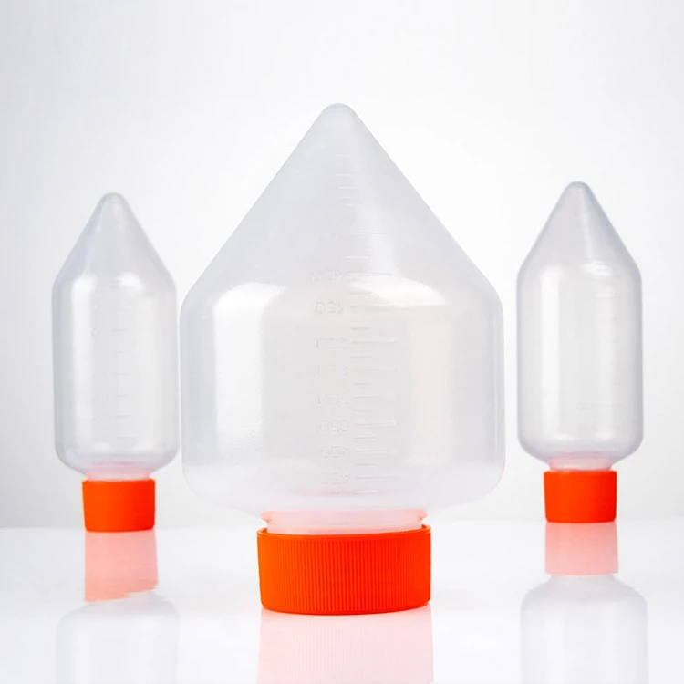 Microflex ergoform lab plastic 250ml 500ml Plastic Conical Centrifuge bottle at CellproBio
