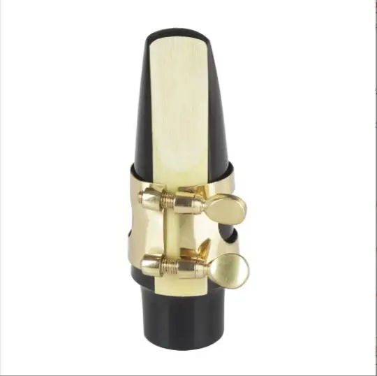 Wind Instrument Accessories Alto Saxophone Mouthpiece Suit with 2 Nozzle Patches