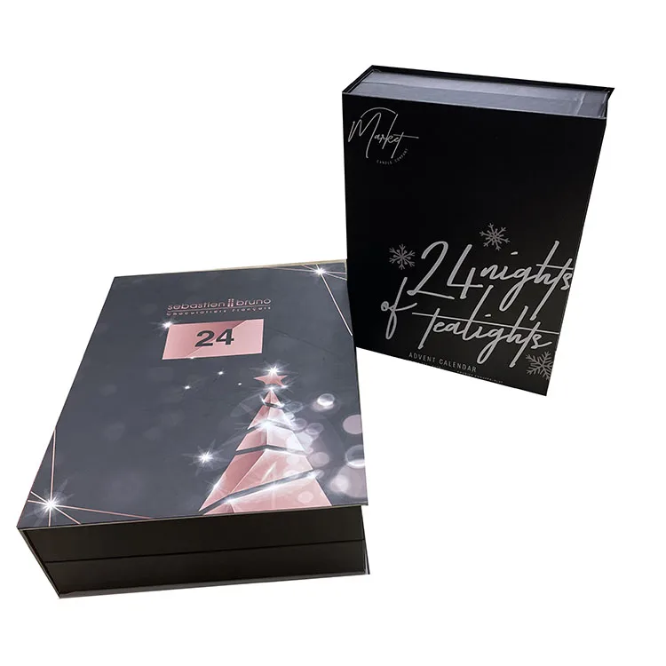 luxury handmade empty advent christmas calendars with blister