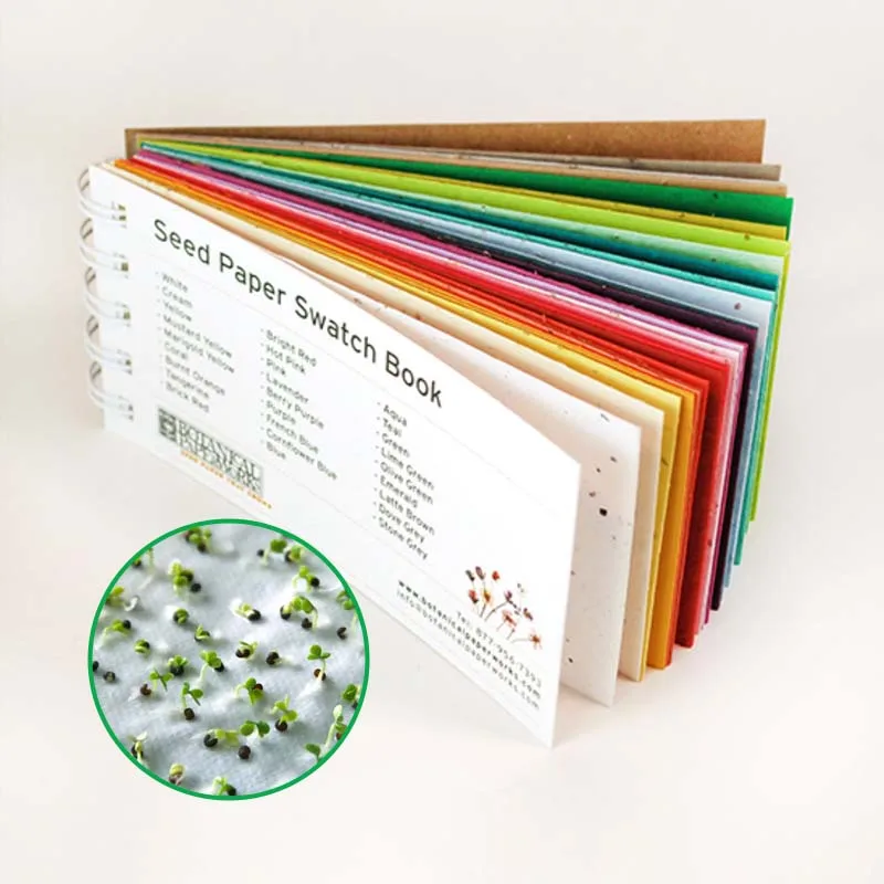 Custom Vegetable Flower Business Cards Label Calendar Wristbands Envelopes Card  Handmade Paper Printing