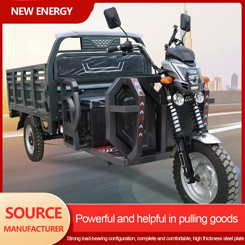 Adult Utv Recreational Vehicle Heavy Load High Speed Large Size Motor Fo Electric Cargo Tricycle