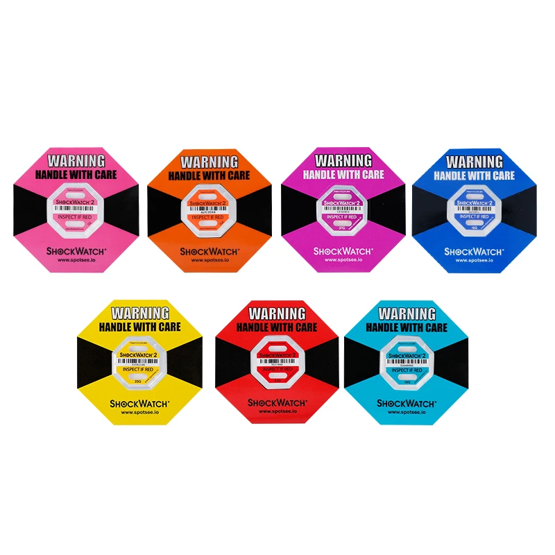 Shockwatch Shock Proof  Label Original Impact Indicator Shipping Warning Labels in Stock