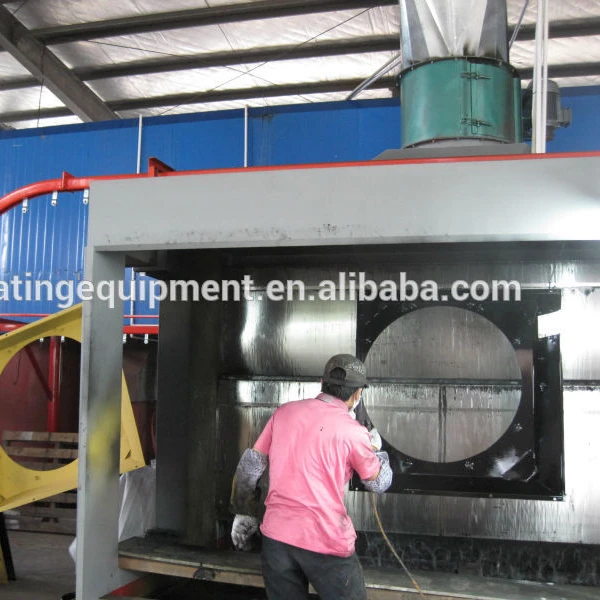 
Professional Liquid Painting Spraying Booth For Manual Water Curtain Booth 