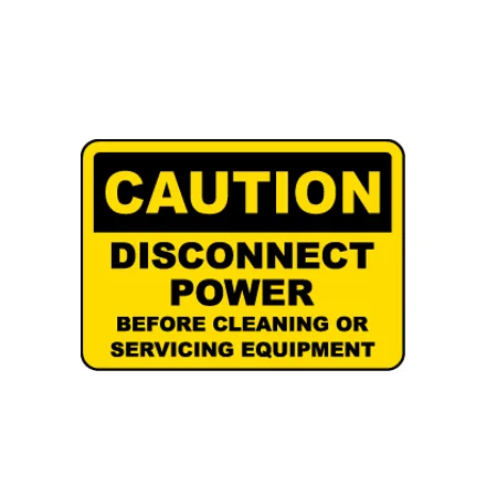 Latest vinyl durable waterproof rust prevention caution electrical panel sign for forklifts sign for road school community