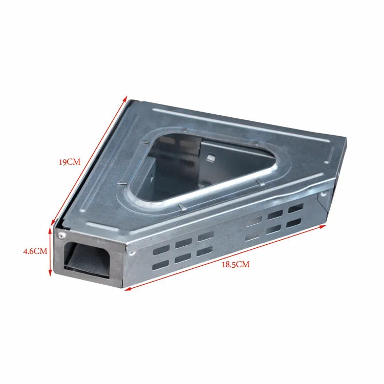 Live Mouse Trap Automatic Metal Silver Ant Farm Galvanized Sheet Indoor Electric Rodent Rat Mice Mouse Box Rodent T TRAPS 3008