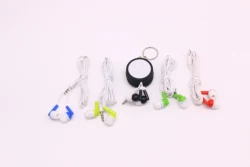 Portable High quality wired earphones Wired headphones In-Ear 3.5mm with mic with box