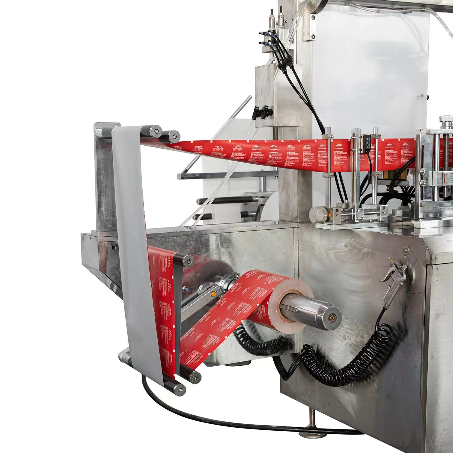 Fully Pillow Plastic Film Packing Machine For Soft Facial Tissue Powder Strip Packaging Machine Wet Tissue Packing Machine