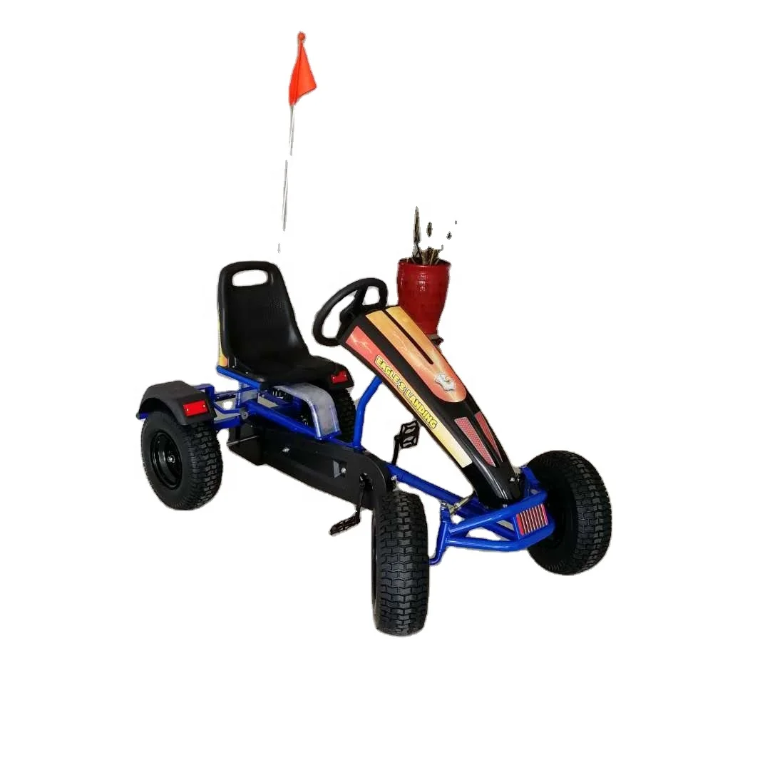 Pedal Go Cart off Road  Racing Go Kart 4 Wheels Adjustable Length