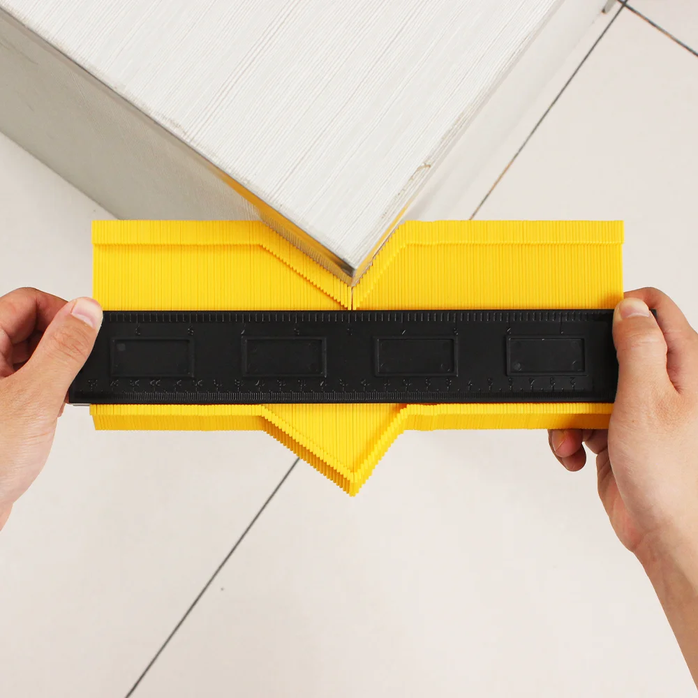 Profile Shape Duplicator Tool Master Outline Plastic Contour Gauge for Woodworking