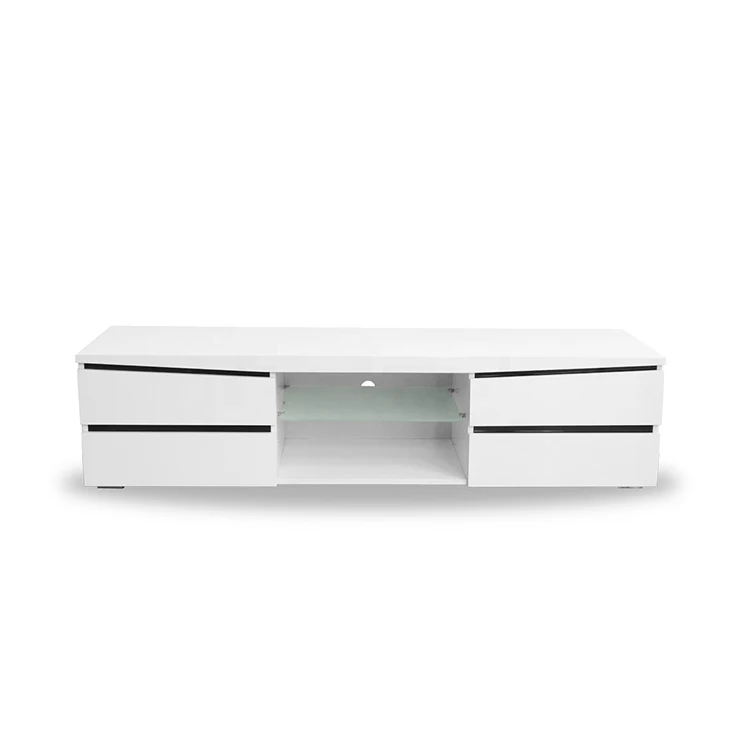 Custom Wholesale Fashion White Mdf Modern Style Tv Stand For Home And Hotel