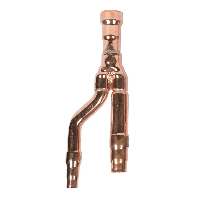 Copper Disperse Pipe Y Branch Copper Refnet Joint for VRF/VRV SYSTEM Air Conditioner Use