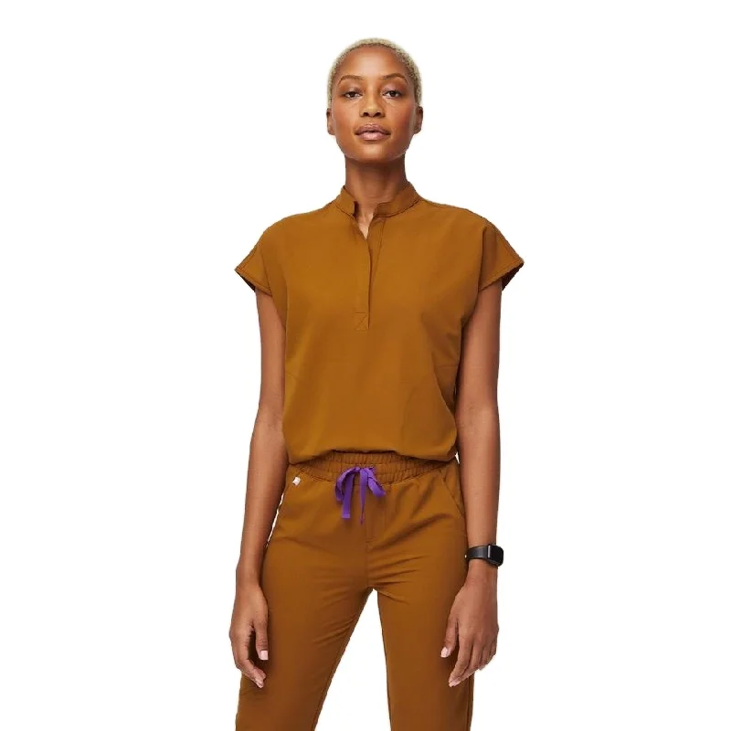Brown Scrubs Wholesale Scrubs Uniforms Sets Medical Jogger Set Women Medical Scrubs