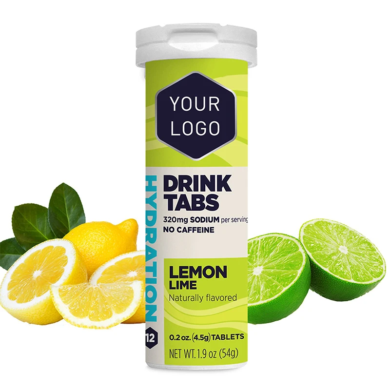 
Wholesale Effervescent Tablet Green Superfood Water Flavoring Tablet with Antioxidants & Alkalizing Greens Lemon 