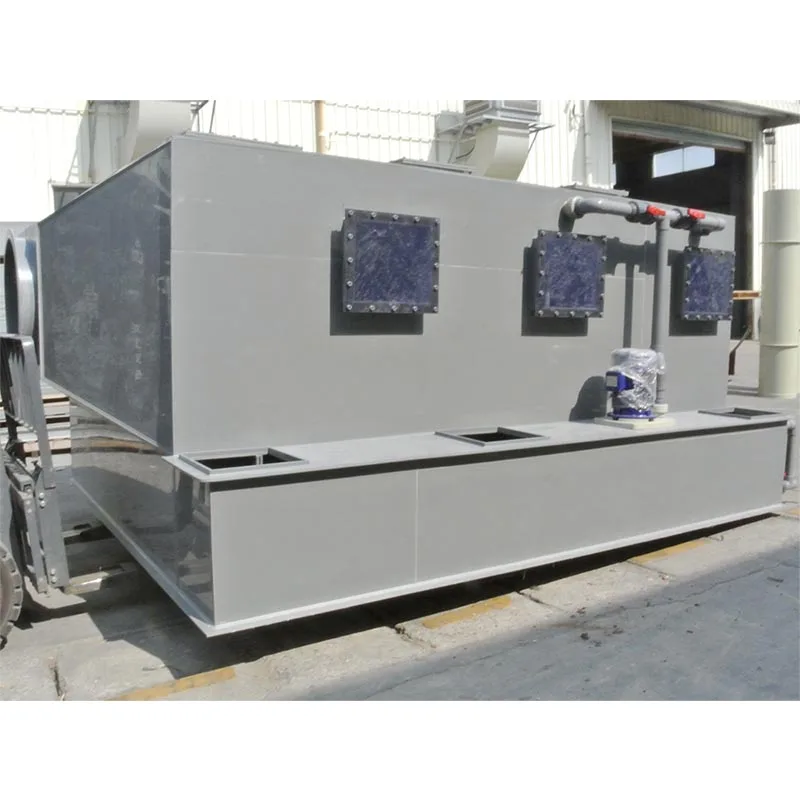 Custom transverse aclinic industrial exhaust Air Filter Gas Disposal scrubber wet scrubber dust System