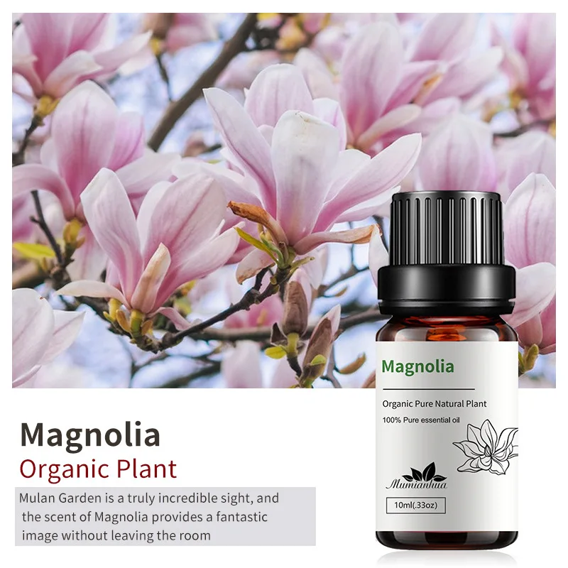 10ml Premium Grade Natural Organic Essential Oils Jasmine Fragrance Family Skin Care Aroma Massage Bulk Pure Oils 0.33oz