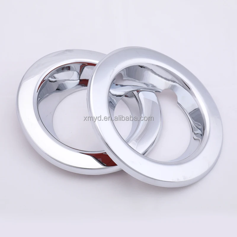 Factory Custom Car Parts ABS Plastic Car Front Fog Lamp Cover Chrome Car Light Frames