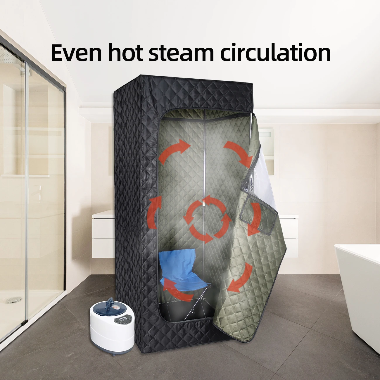 Foldable Portable Sauna Tent High Quality Outdoor Steam Tent Comfortable Spa Room