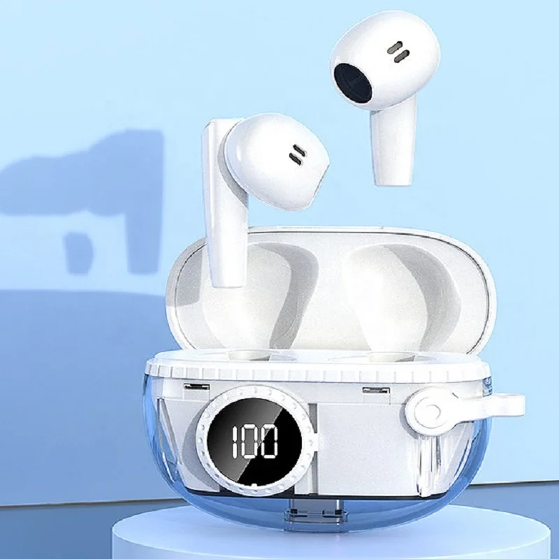 TWS Bluetooth Earphone Clip On Ear Wireless Sport Running HIFI Headphone Game Music Touch Control Earclip Headsets