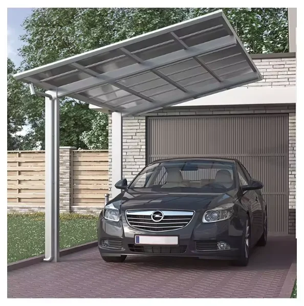 Hot selling nice quality Aluminum Poly Roof Metal Garages Canopies Carports