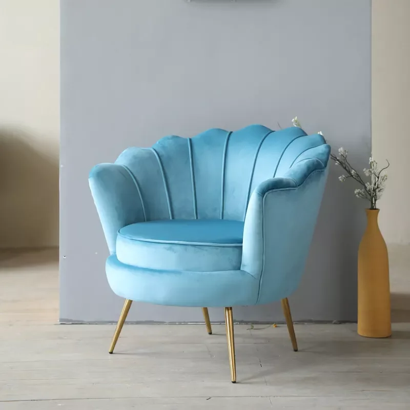 Wholesale Modern Leisure Chairs Velvet Accent Chair for Living Room Furniture