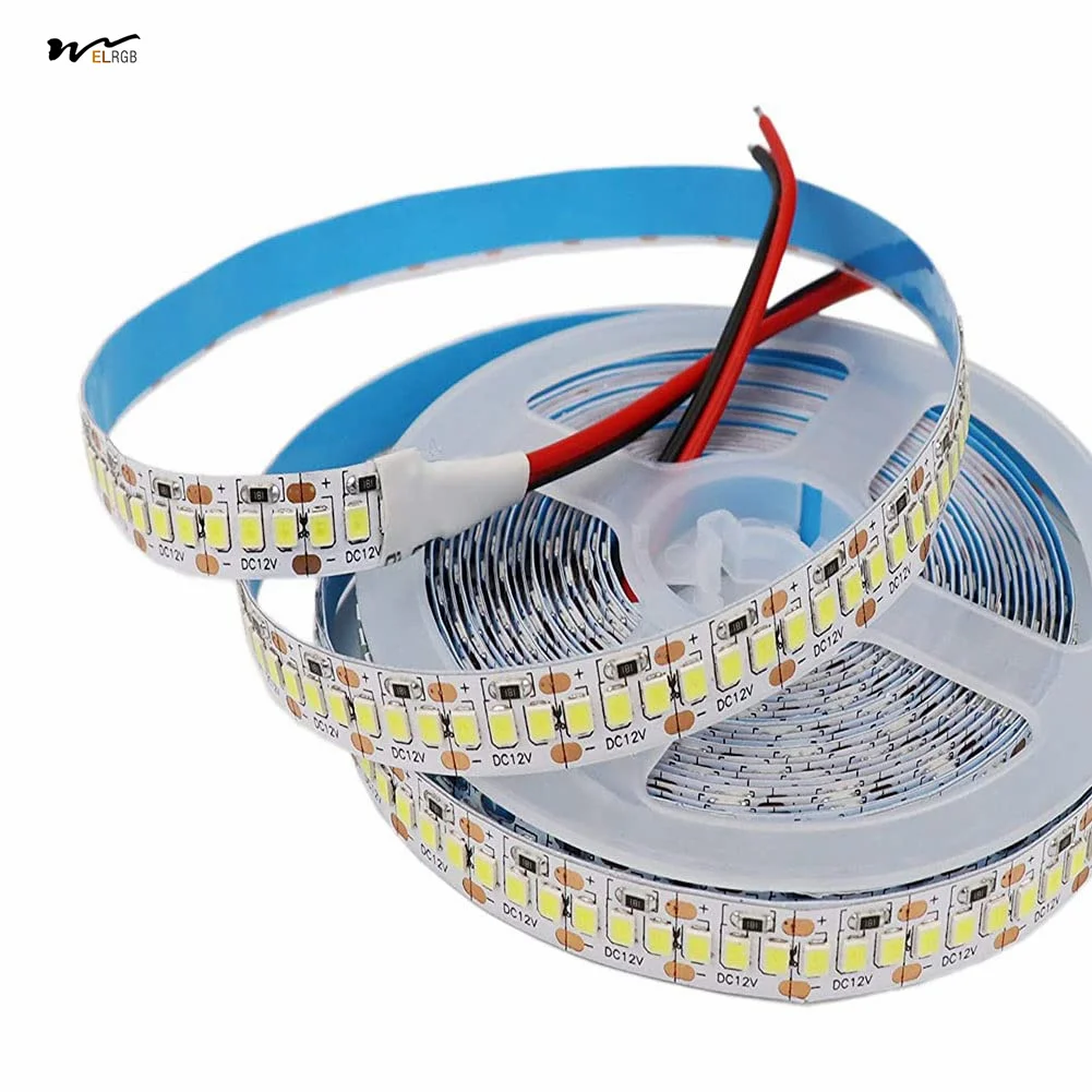LED Strip Lights, SMD 2835 LED Strip, DC12V 1200LEDs 16.4Ft 26000LM High Density LED Light Strips Tube Waterproof IP67