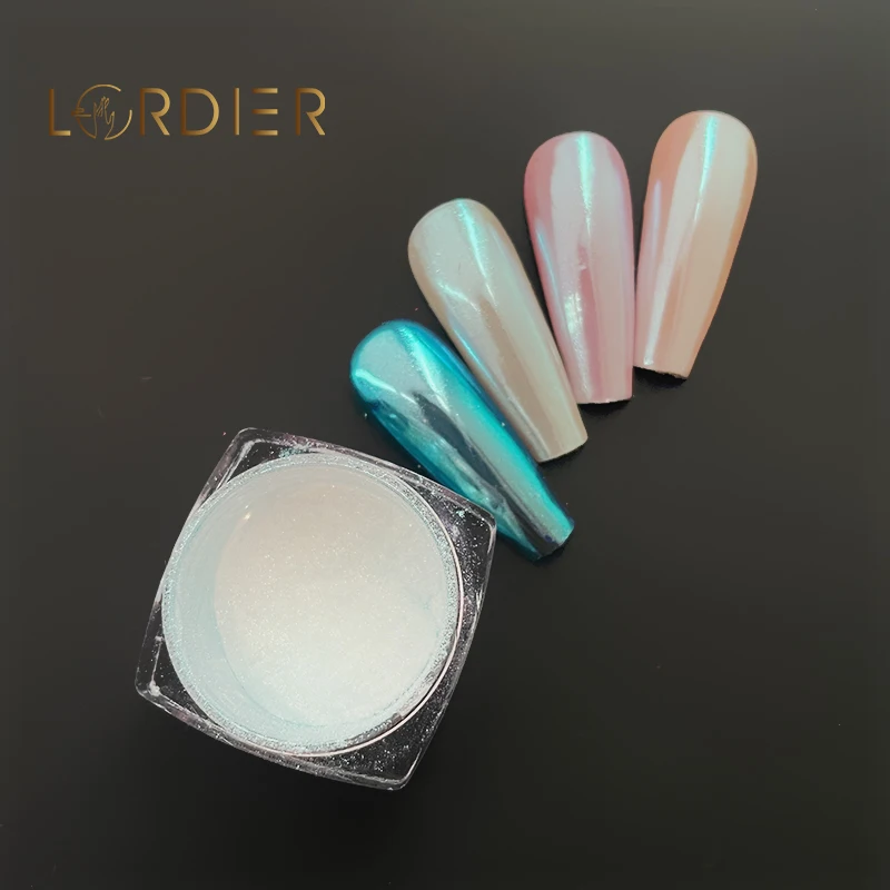 Wholesale High Quality Chameleon Nail Pigment Aurora Mirror Powder Moon Light Pigment For Nails