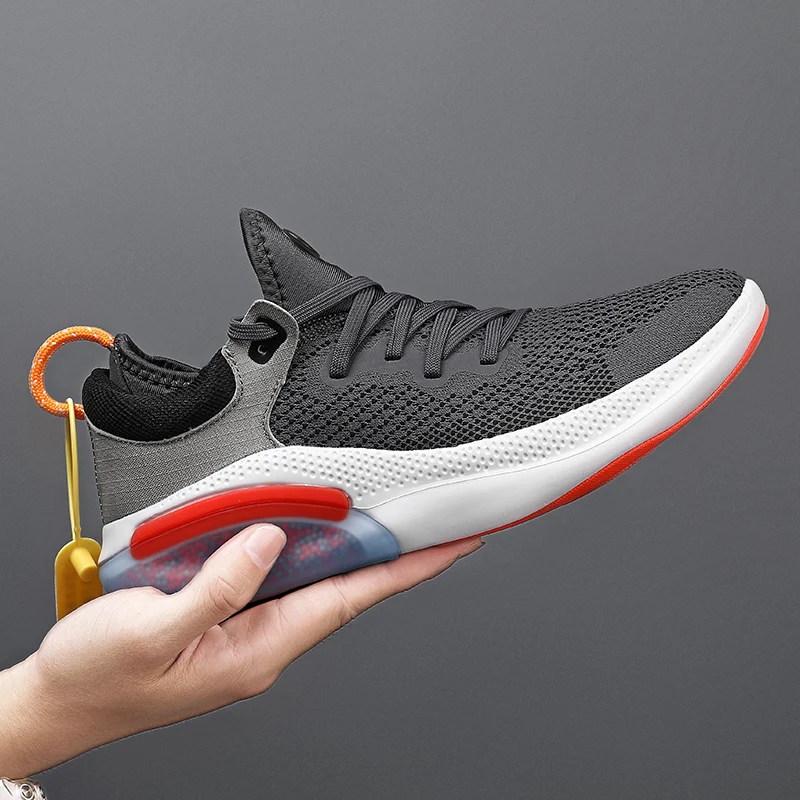 
Breathable lace up High quality shock absorbing Men shoes National sport running shoes 