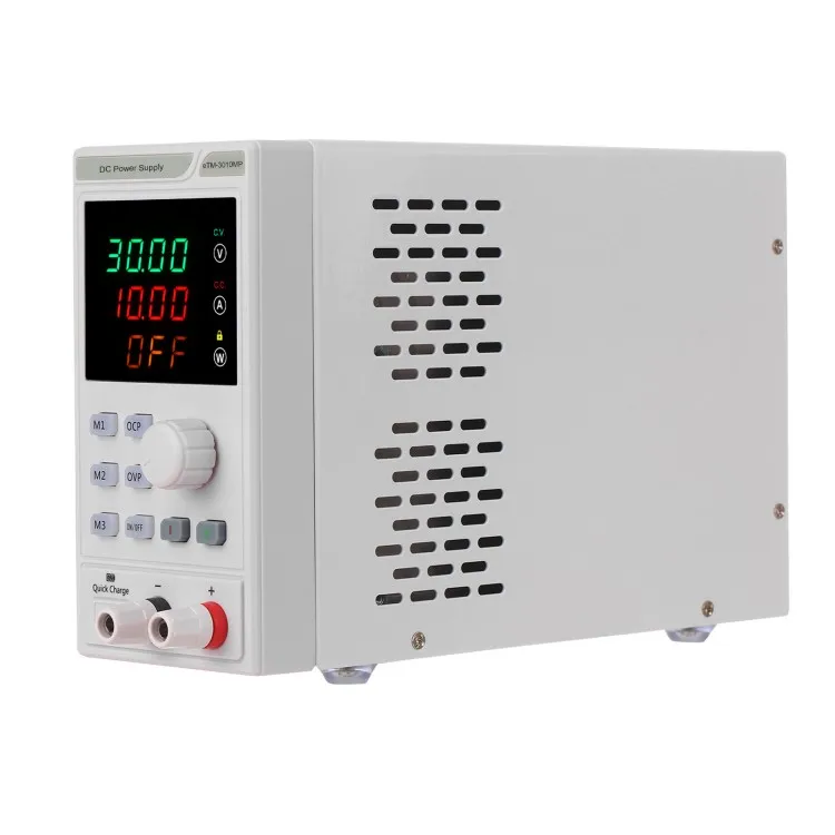 220V 0-30V 0-10A Programmable DC Power Supply Power Regulator 4-digit LED Display Voltage and Current Mini Regulated Power