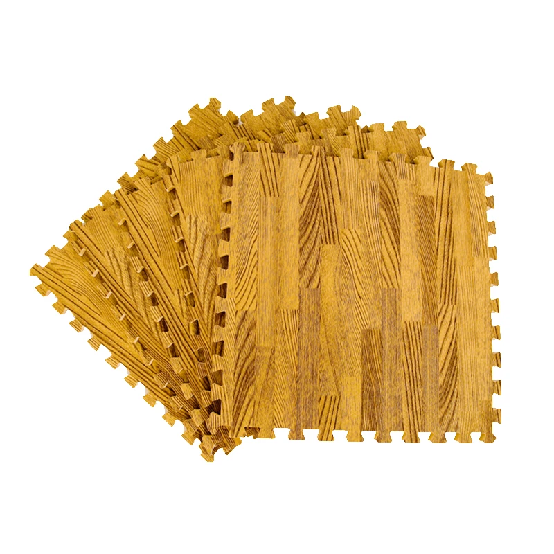 
Hot selling foam EVA simulation wood floor mat eva tatami puzzle mats 