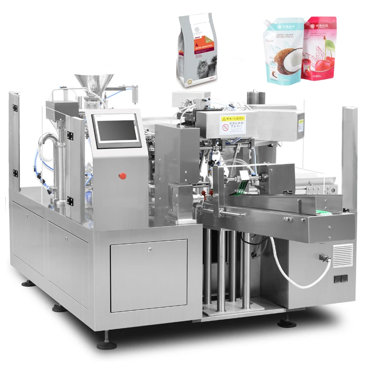 Automatic Premade Pouch Barbeque Tomato Paste Sauce Ketchup Packaging Machine
